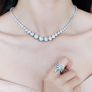 MESU.ACC | Luxurious Advanced Flashy Tennis Necklace Fashionable