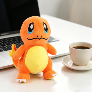 DUODUOBAO | Pokemon Stuff Doll Soft Plush Toys Pikachu Eevee Charizard Snorlax Gengar Charmander Bulbasaur Squirtle Plush Birthday Gift