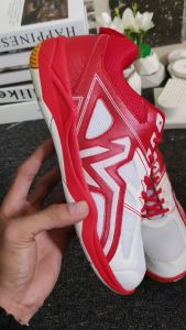 Sepatu Badminton Series M2 Merah Putih Olahraga Bulutangkis Ringan dan Berdecit