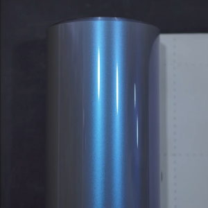 50Cm Sticker FANCHI FC312 FC-312 (Y) PET Magic Candy Color Flip Grey Blue / Meter