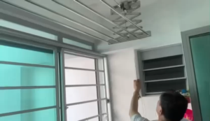 EZ Living / Ez Lift 5ss / Gears System Manual Laundry Rack / laundry Rack / Manual Gears System / Manual Clothes Drying Rack / Drying Rack / Manual Laundry Rack System / Drying Clothes / Clothes Hanger