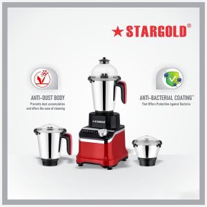 SG-1385 Stargold Blender Technology Blender 3 in 1 System with extra jar & grinder blenders 850 watts