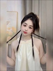 Búi tết tóc giả BT08 ❤️FREESHIP❤️ búi ngoạm tóc tết búi tóc giả nữ búi cải trang búi tóc giả tóc giả tết bính