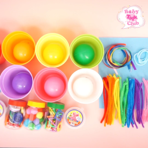 Paket Mainan Montessori Sensory Play Anak Edukasi Busy Jar Stimulasi Motorik BTC