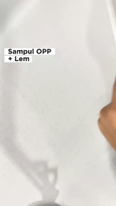 Sampul Buku OPP + Lem (Isi 20 pcs)