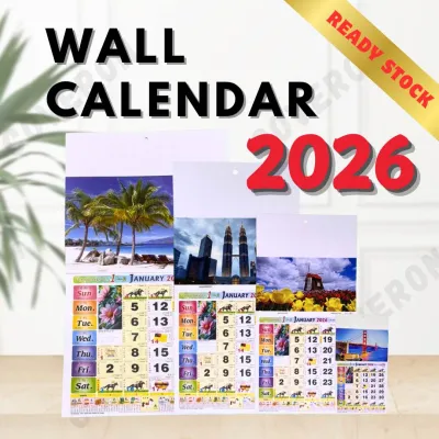 Wall Calendar 2026 / Kalendar Dinding 2026 / 10 inch Wall Calendar / Kalendar Kuda / Kalendar Tahun