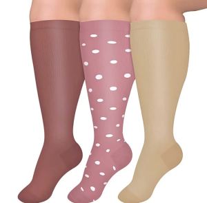 Plus Size Socks   Plus Size Compression Socks for Men and Women Running Fitness Calf Socks European and American Style