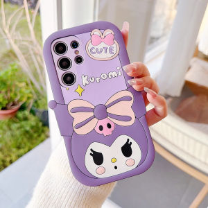 Sanrio | Cute Bow Cartoon Kuromi Phone Case For Samsung Galaxy S26 S25 S24 S23 S22 S21 Plus Ultra FE A33 A16 A15 A14 Note 20 Back Cover