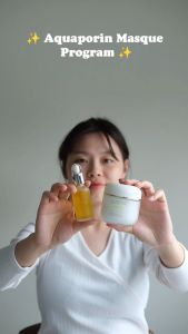 Girls.com Cosini Aquaporin Masque Program Extra Care White Mask Ultra Bright Essence For All Skin Type HydratingMoisturizing