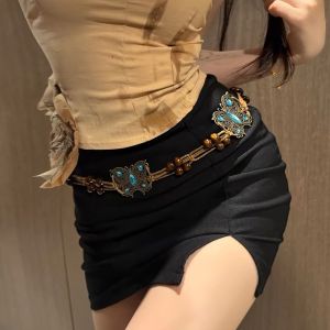 Decorative Belt for Women Summer Ethnic Style Belt for Dresses