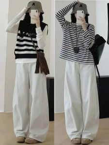 Quần Jeans Ống Rộng Rộng Cho Nữ 2025 Quần Jeans Denim Dáng Thon Cho Người Dáng Dừa Cạp Cao Quần Jeans Denim Thường Ngày