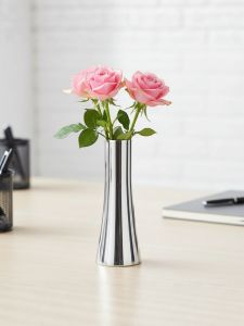 Nordic Style Small Size Stainless Steel Metal Flower Vase Decorative Ornaments for Bedroom Dining Table Living Room