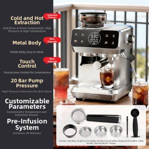 CAFELFFE | Grind and Brew Coffee Machine Compact Home Cold Brew