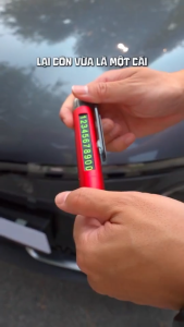 Bảng Số Điện Thoại Đặt Taplo 4in1 Kết Hợp Búa Phá Kính - Đèn Pin - Kéo Cắt Dây An Toàn