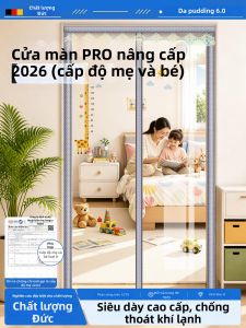 SHULIAN | Rèm Chặn Lạnh Trong Suốt Từ Tính