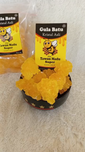 Gula Batu Kuning Kristal Tawon Madu Super 1-10kg – Manis Lembut Berkualitas