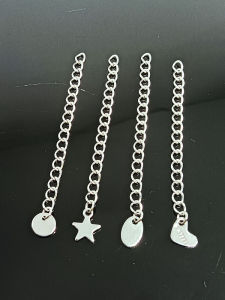 Dây Chuyền Đuôi Bằng Thép Titan Chống Thấm Nước Dây Chuyền Dài Bằng Thép Không Gỉ Dây Thừng Dây Xích Mở Rộng Phụ Kiện Trang Sức DIY