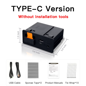Wireless or Wired carplay Android auto module type-c Adapter For Retrofit Mazda 2 3 6 CX3 CX5 CX8 CX9 MX5 USB HUB TK78669U0C Kit