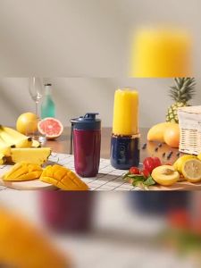 EnerPulse Wireless Portable Electric fruit juicer blender mini juice cup mixer Shaker Cup 6 Blade Rechargeable juice cup juicer 榨汁机