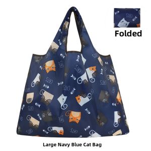 Foldable Large Capacity Eco-friendly Canvas Shopping Bag