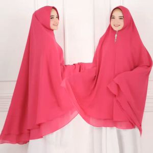 BISA COD Hijab Syari Jumbo Pet Antem Kode SAIDI Bahan Ceruty Babydol Premium By Ory AjeZas Colection