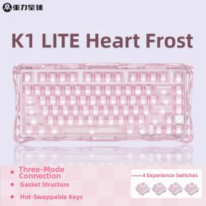 Gravastar | Wireless Bluetooth Mechanical Keyboard Gaming & Office Aesthetic Pink