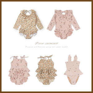 Bộ Đồ Bơi Trẻ Em Tay Dài Chống Nắng Họa Tiết Hoa Chanh Áo Bơi Trẻ Em Dige Star KS301 Bộ Đồ Bơi Trẻ Em Mùa Hè 2023