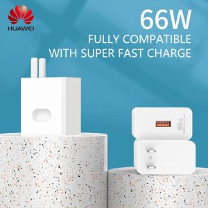 Original Huawei 66W MAX Super Fast Charging Adapter With 6A Type C Cable Set