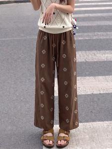 AIYITI | Vintage Casual Loose Plus Size Capri Trousers 3/4 Length