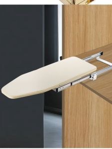 Foldable Ironing Board for Wardrobe Home Use Hidden Slide in Damping Rotation Electric Iron Board Storage Organizer Accessories