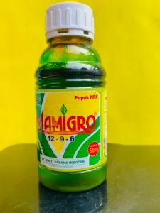 Pupuk Cair NPK MAMIGRO 12-9-6 kemasan 500ml dari CAP KAPAL TERBANG indonesia