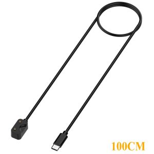 Bộ Sạc Samsung Galaxy Fit 3 55/100CM USB/USB C Cáp Sạc Từ Tính Dây Silicon Cho Phụ Kiện Đồng Hồ Thông Minh