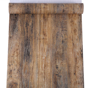 KEERMAN | Antique Wooden Texture Wallpaper Roll