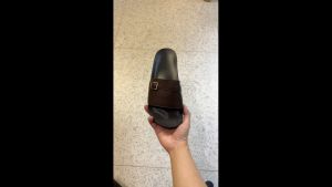 Sendal Slop Pria Cogen Rubber Leather Djani Series - Djani Brown