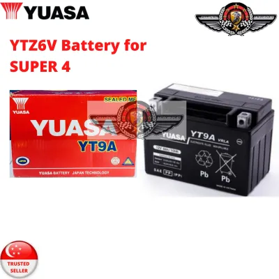 YUASA BATTERY YTZ6V AEROX/ YT9A SUPER 4/ YTZ5S SNIPER MX King Exciter