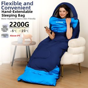 Warm Outdoors Sleeping Bag With Arm Access