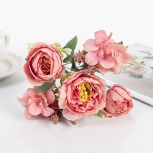 1pcs Simulated Peony Flowers Valentines Day Wedding Mothers Day Thanksgiving Indoor Home and Outdoor Garden Decoration