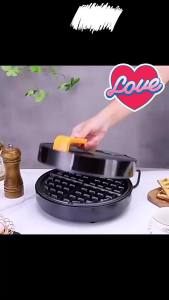 Jualan hebat [ Penghantaran dari China ]2025 Pembuat Donat Standard Amerika Baharu  110v Mesin Sarapan Kek   Mesin Roti Lapan Lubang Pembuat Sandwic Besar Taiwan dan Amerika Syarikat JK