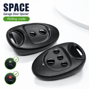 1/2pcs SPACE Garage Door Remote Control Rolling code For Automatic Gates and Barriers 433.92MHz
