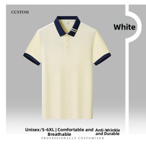 Custom Logo Printed Restaurant Polo Shirt Short Sleeve