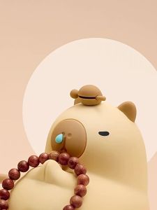 Capybara น่ารัก LED ไฟกลางคืนการ์ตูนซิลิโคน RGB USB ชาร์จ Timing โคมไฟโต๊ะข้างเตียงเด็กกลางคืนประดับห้องไฟ