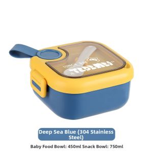 MOLORE | Microwave-safe Stainless Steel Baby Bowl Set