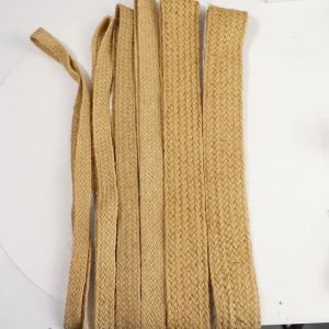 2-10yards Natural Flat Braided Jute Rope Vintage Weaven Hemp Thread Twine Burlap For DIY Gifts Wrapping Home Wedding Decor