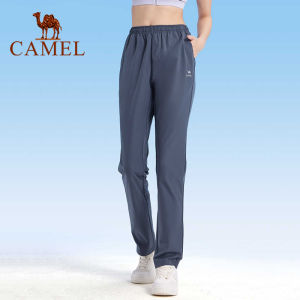 Cameljeans Womens Pants Spring and Summer New Straight Trousers Sports Breathable Fitness Running Pants