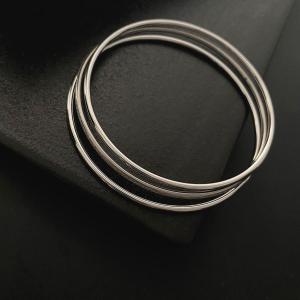 Three Rings Titanium Steel Bracelet Womens Fashion Jewelry Thin Multi-Loop Hand Chain Popular Internet Small Niche Accessory