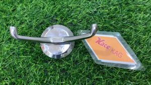 Móc đôi Inox Bảo KAG-BAO210 móc 2 treo đồ nhà tắm SUS304 đế tròn thiết kế tuyệt đẹp sang trọng tinh tế đến từng chi tiế