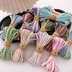 4mm 10m Colored Gradient Cotton Cord - For Bag Garment Home Textile Decor Phone Car Hanging Ropes DIY Sewing & Craft Accessories
