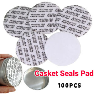 100Pcs Self-adhesive Foam Press Aluminum Foil Induction Sealing Liner PET PE PP Bottle Cap Seals