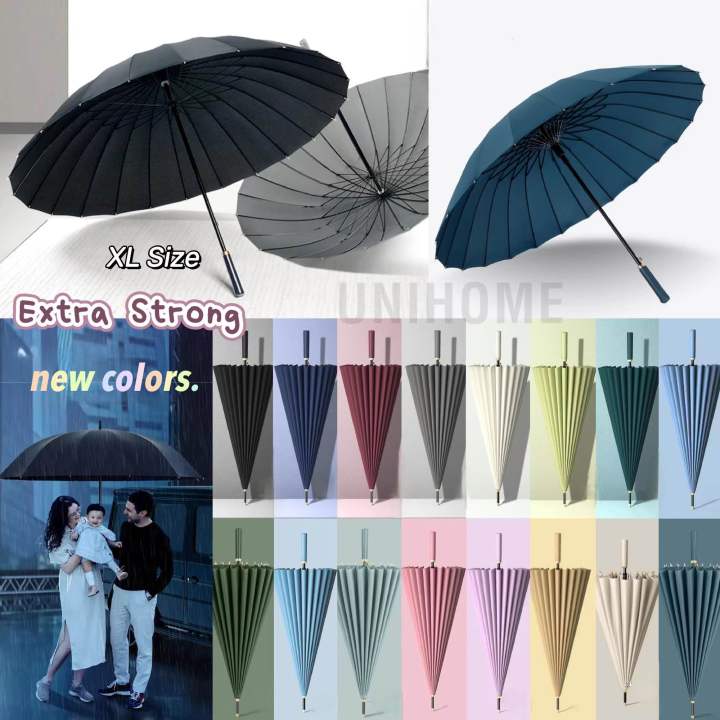 🔥𝟮𝟰 𝘽𝙊𝙉𝙀𝙎 𝙀𝙓𝙏𝙍𝘼 𝙎𝙏𝙍𝙊𝙉𝙂 Knalla Umbrella With Cover Large Umbrella Payung ...