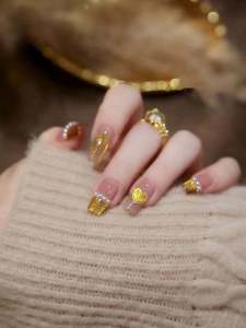 Năm Mới Sinh Viên Mắt Mèo Có Thể Tháo Rời Mạ Vàng Trắng Đầu Móng Tay Nâng Cao Dòng Màu Sắc Nhẹ Nhàng Từ Trung Quốc Đại Lục Dụng Cụ Làm Móng